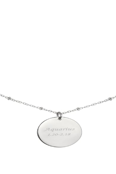 Necklace Constellation - Aquarius Silver Color Stainless Steel h5 Picture2